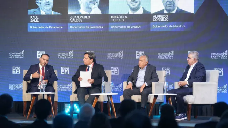Juan Pablo Valdés llevó a Corrientes a la Expo EFI junto a otros mandatarios