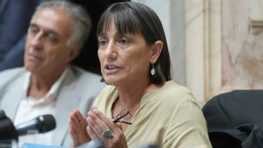 Romina Del Plá y el paro docente: “El salario mínimo es de un tercio de la
canasta básica"