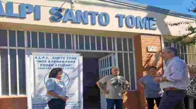 Referentes del PDP brindan apoyo a una destacada institución sanitaria de Santo Tomé