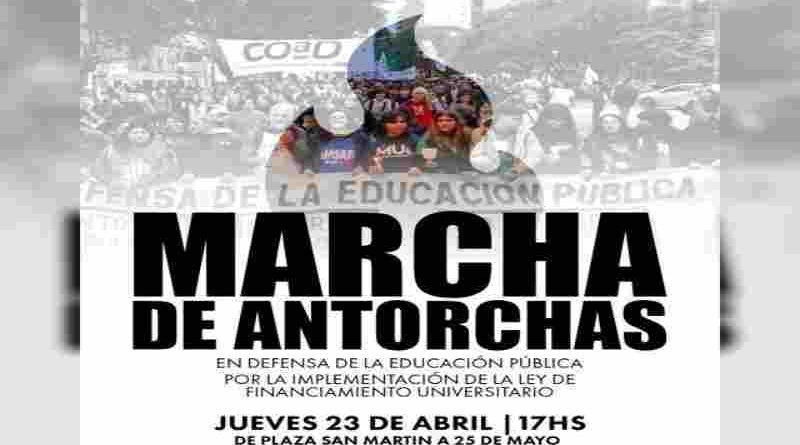 Crisis universitaria: COAD convoca a una “Marcha de Antorchas” en Rosario contra el ajuste nacional
