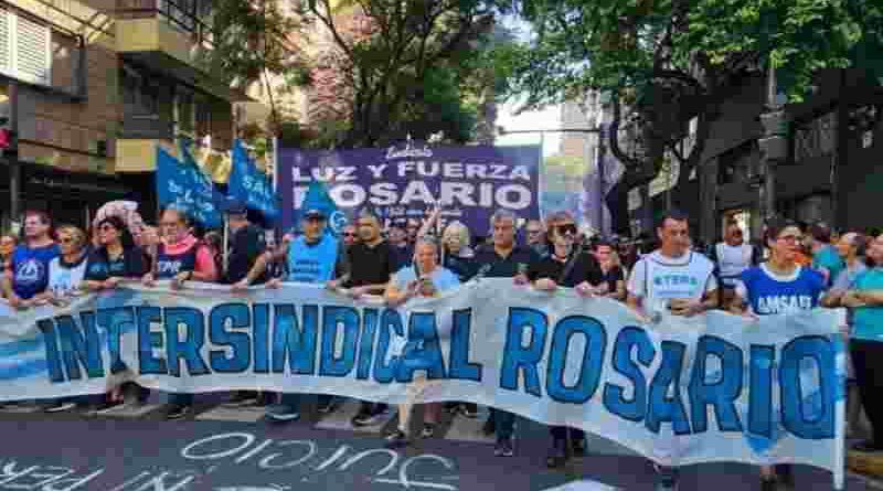 La Intersindical Rosario moviliza este jueves: “Cuando el trabajo es precario, la vida también lo es”