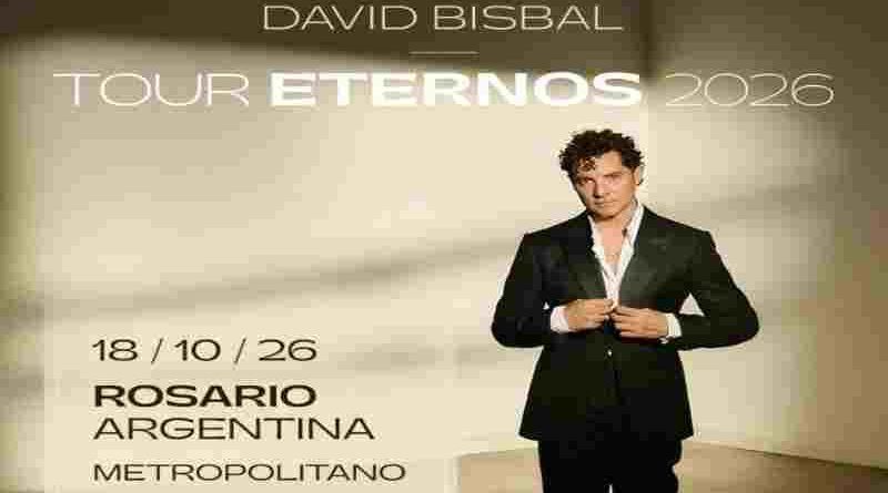 David Bisbal llega a Rosario