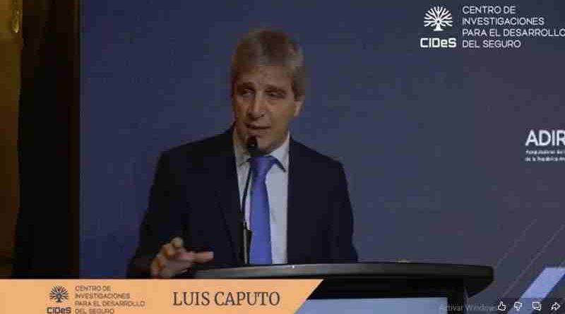 Luis Caputo: “Lo de Adorni no afecta en nada a la economía”