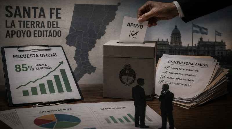 Santa Fe, tierra del apoyo editado: Política, consultoras afines y el desafío de la credibilidad