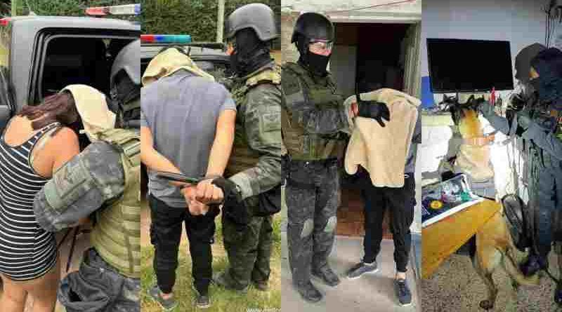 Córdoba: Cuatro integrantes de una familia fueron detenidos por integrar una banda narcocriminal
