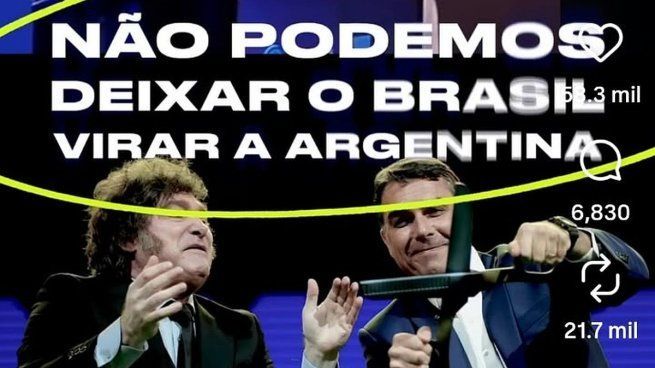 Lula da Silva ataca a Flávio Bolsonaro con un spot sobre pobreza y desempleo en Argentina: "Es su plan económico"
