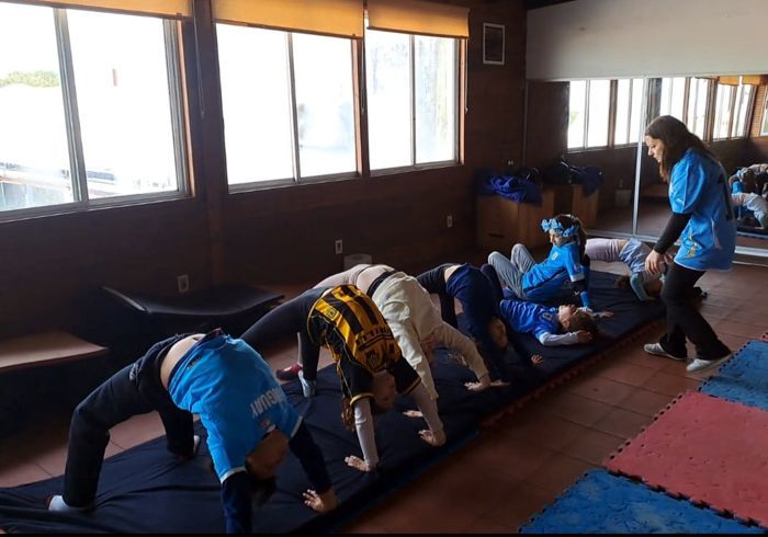 Gymnastic Dream’s realizó un entrenamiento «Celeste»