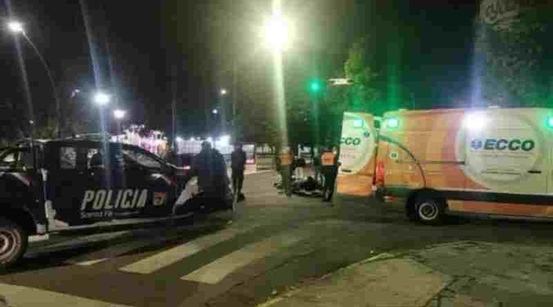 El director técnico de Newell´s, Frank Kudelka chocó con su camioneta contra una moto