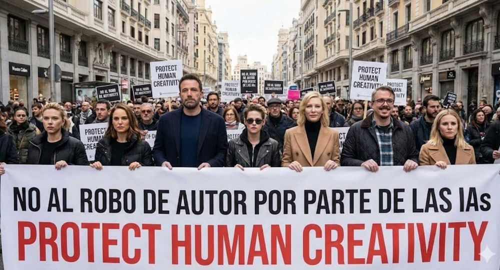 Artistas de Hollywood y sindicatos firman iniciativa para proteger trabajo y la creatividad humana frente a la IA