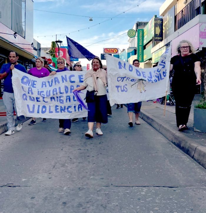 Nueva edición de la marcha por el 8M en Pando