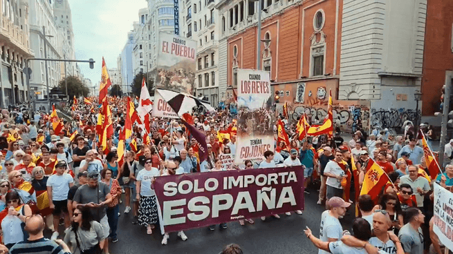 Doble jornada de protestas en Madrid: una marcha contra Pedro Sánchez y otra por el derecho a la vivienda