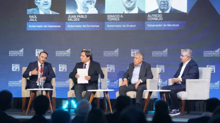 Juan Pablo Valdés llevó a Corrientes a la Expo EFI junto a otros mandatarios