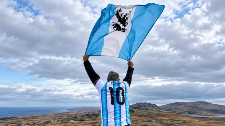 Preocupación en el gobierno de las Falkland por proliferación de banderas
argentinas