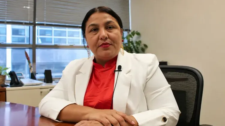 Olga Quintero, del Catatumbo: “Parar y desfinanciar es asfixiar el acuerdo de
paz”