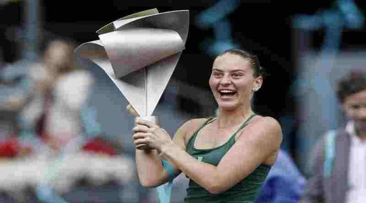 Kostyuk dio la sorpresa y se consagró campeona del Masters de Madrid al derrotar a Andreeva