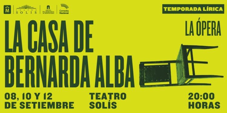 La casa de Bernarda Alba se transforma en ópera: la versión de Miquel Ortega llega al Teatro Solís