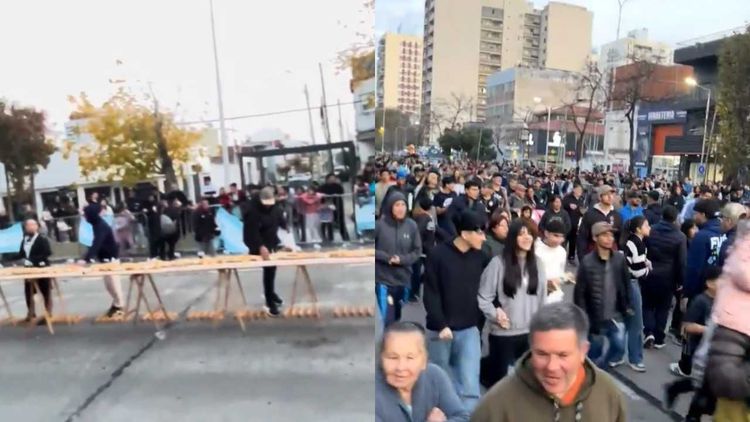 El saqueo del sándwich gigante: la imagen que retrata el hambre real en la Argentina de Milei