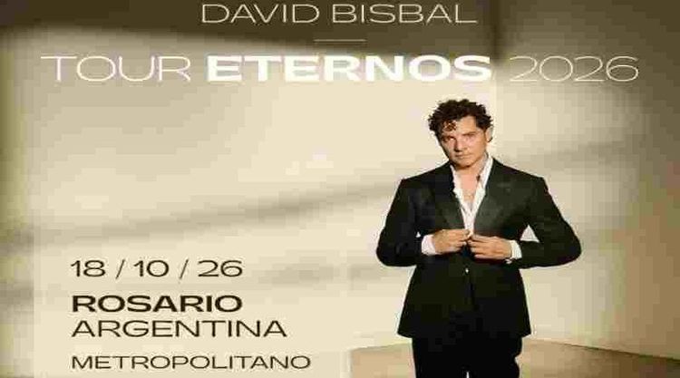 David Bisbal llega a Rosario