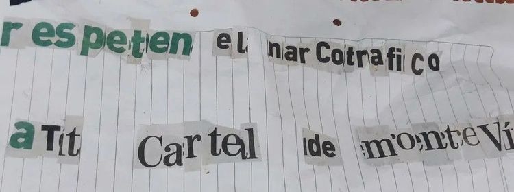 Apareció en un baño del Hospital del Cerro una amenaza del narco