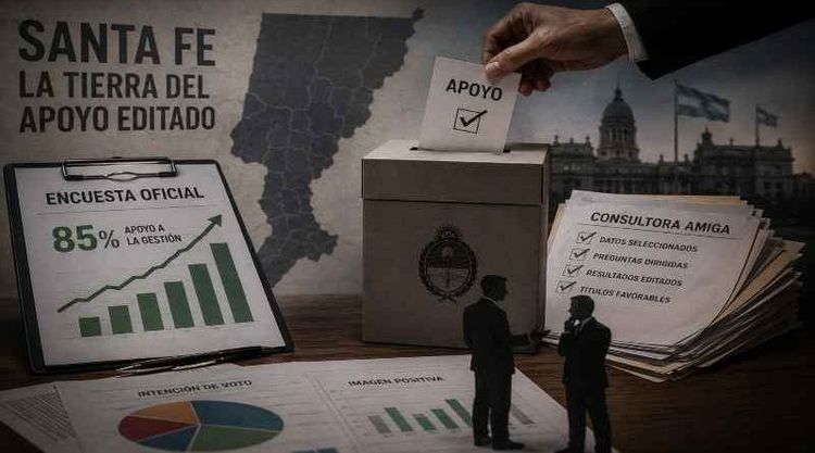 Santa Fe, tierra del apoyo editado: Política, consultoras afines y el desafío de la credibilidad