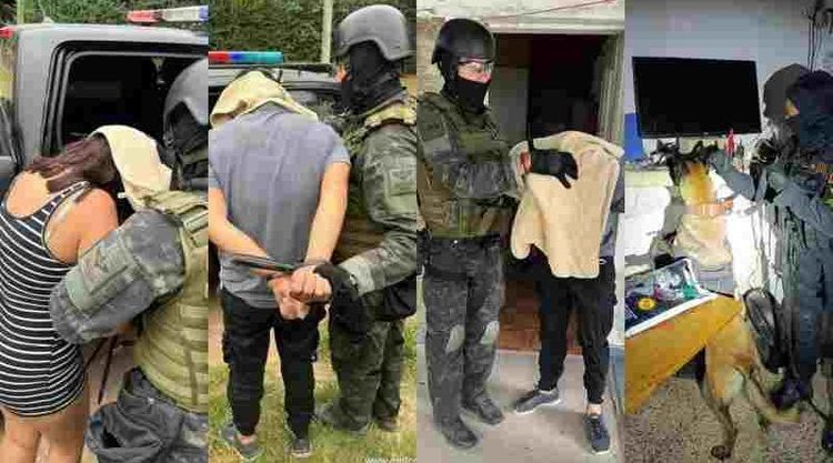 Córdoba: Cuatro integrantes de una familia fueron detenidos por integrar una banda narcocriminal