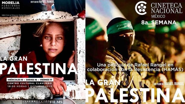 Schipani intentó frenar proyección de documental “La Gran Palestina”, que muestra el genocidio en Gaza