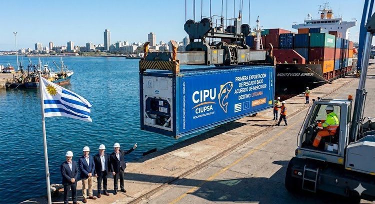 Se envió el primer embarque de pescado a Europa bajo el acuerdo Mercosur-UE