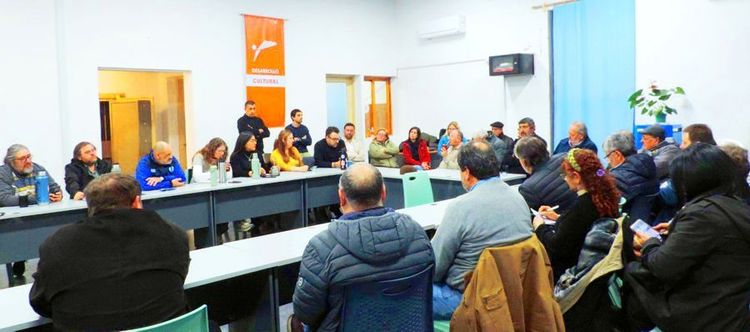 Sportivo Bella Italia presentó en Pando suproyecto para remodelar el Estadio Municipal