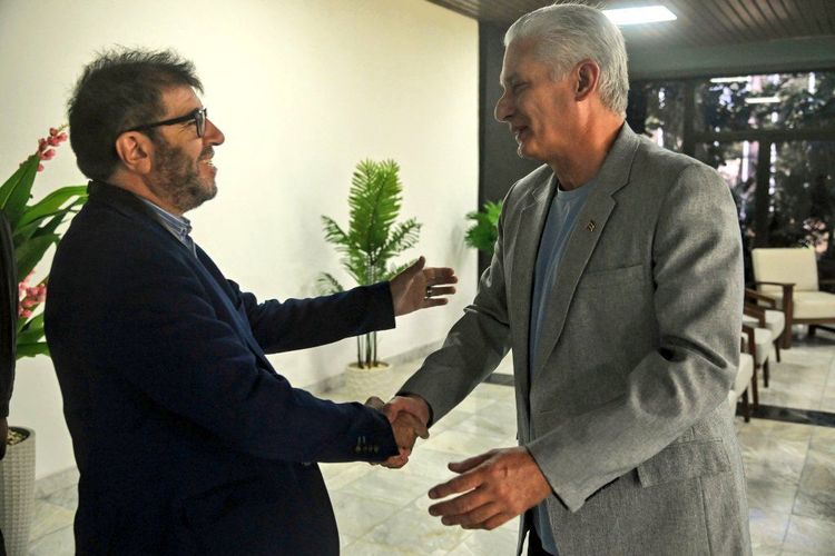 Pereira se reunió con Díaz-Canel y respaldó a Cuba en medio del endurecimiento del bloqueo estadounidense