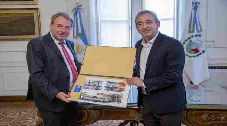 Javkin recibió al embajador de Alemania para afianzar vínculos de cooperación