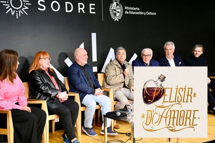 El SODRE estrena la ópera gaucha: L’elisir d’amore llega a Montevideo en agosto