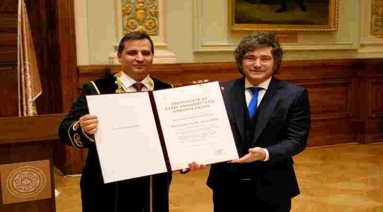 Milei defendió su plan para Argentina en su visita a Hungria
