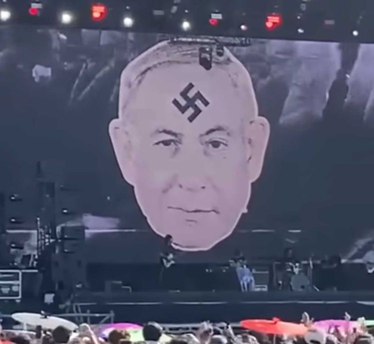 Tensión en Lollapalooza de Chile: proyectan a líderes mundiales con símbolos nazis y estallan las críticas