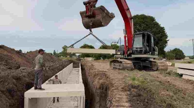 Obras hídricas provinciales que evitan inundaciones prolongadas en el norte tras lluvias mayores a 250 milímetros
