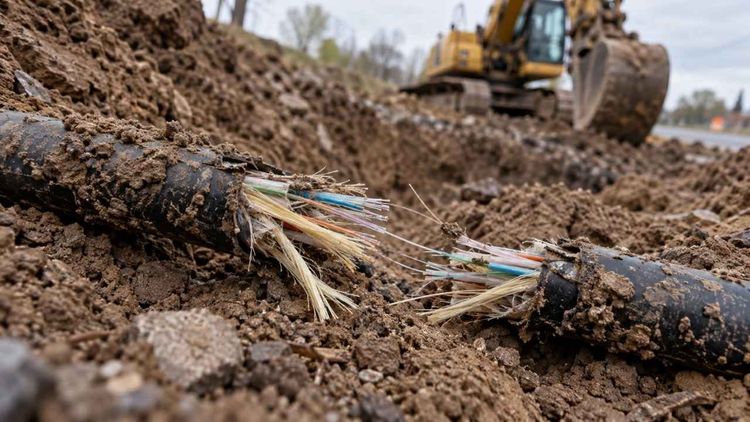 Corte de internet en Uruguay: cuatro roturas de fibra afectaron unos 150.000 servicios