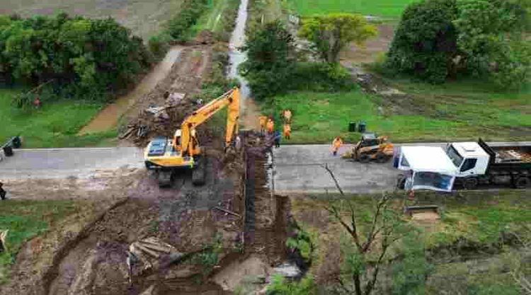 Ante la pasividad de Nación, la Provincia realizó el arreglo provisorio de la Ruta Nacional 34: a las 16 se rehabilita el tránsito
