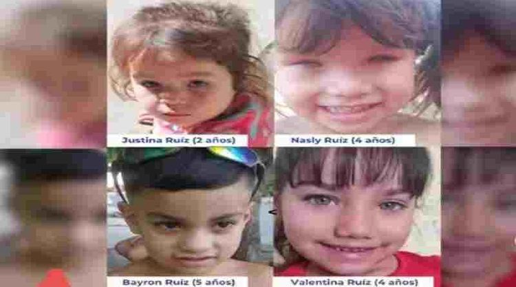 San Lorenzo: Buscan a cuatro hermanos de 2, 4 y 5 años que desaparecieron el 17 de marzo
