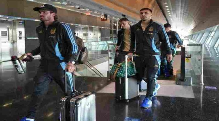 La Selección Argentina ya llegó a Estados Unidos