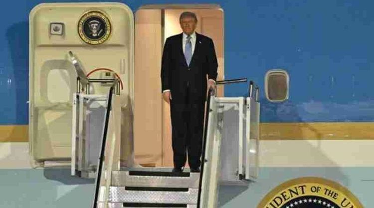 Donald Trump llegó a Pekín en visita de Estado a China