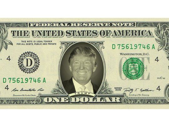 El gobierno de Donald Trump acelera un proyecto para crear un billete de u$s250 con su cara