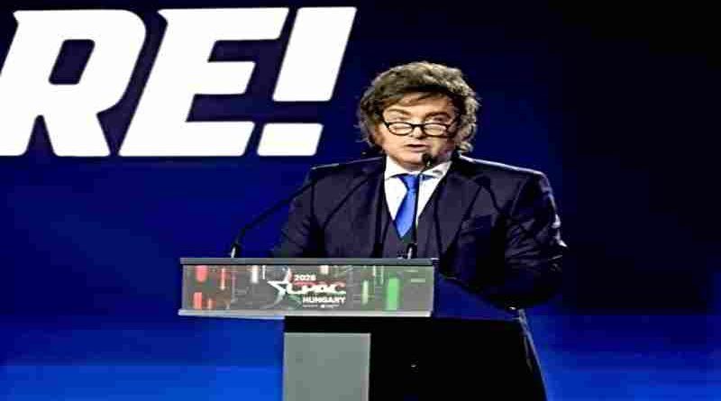 Milei acusó de “pichón de tirano” a Pedro Sánchez y expresó su apoyo a Orban en Hungría