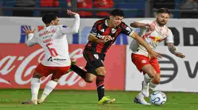 River dio un golpe agónico en Brasil y quedó líder en su grupo de Copa Sudamericana