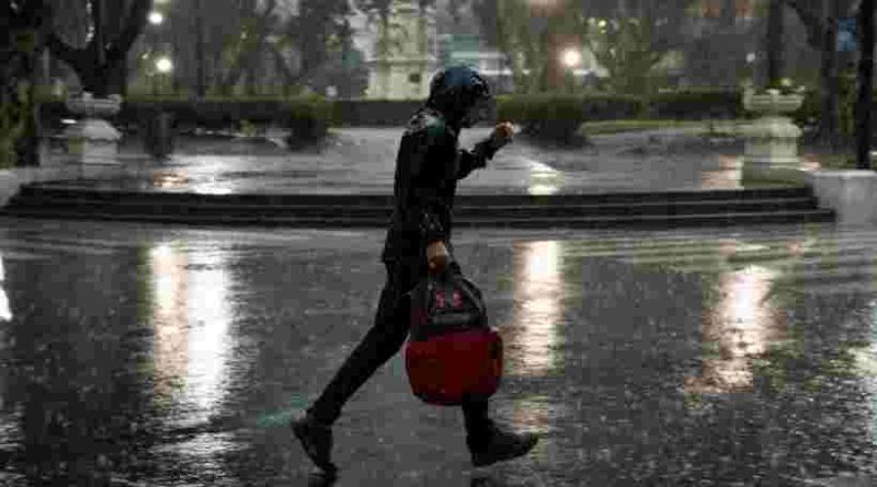 Emiten alerta amarilla por tormentas para este martes y el miércoles