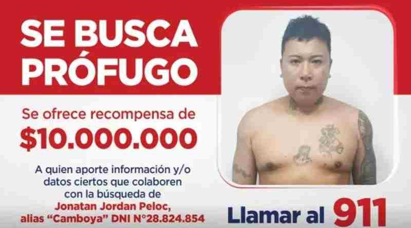 Salta: Ofrecen una recompensa de $10 millones para dar con el paradero de un prófugo por homicidio