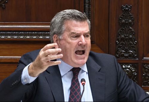 Bordaberry a los gritos e insultos en el Parlamento y le cortaron el micrófono: “Rata rastrera”