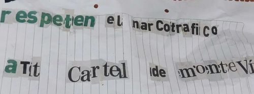 Apareció en un baño del Hospital del Cerro una amenaza del narco
