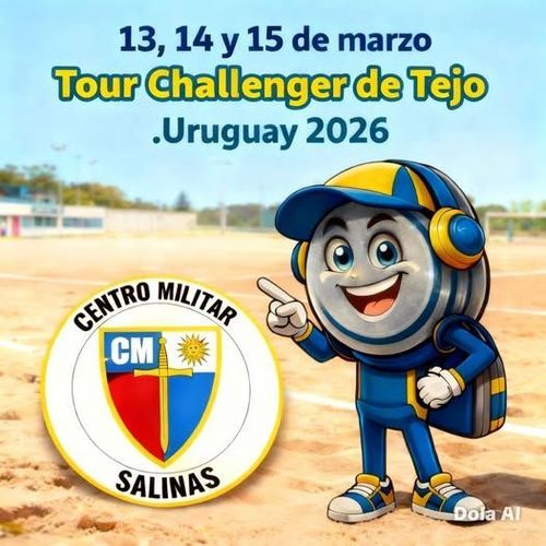 2do. Tour Challenger Tejo Uruguay 2026 en el Vacacional Centro Militar Salinas