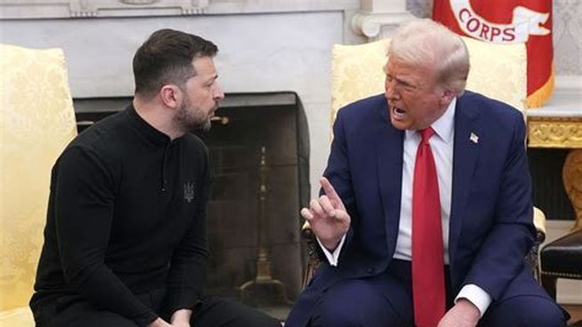 Ucrania atacó una petrolera en Rusia y Donald Trump reclamó la salida de Volodimir Zelenski